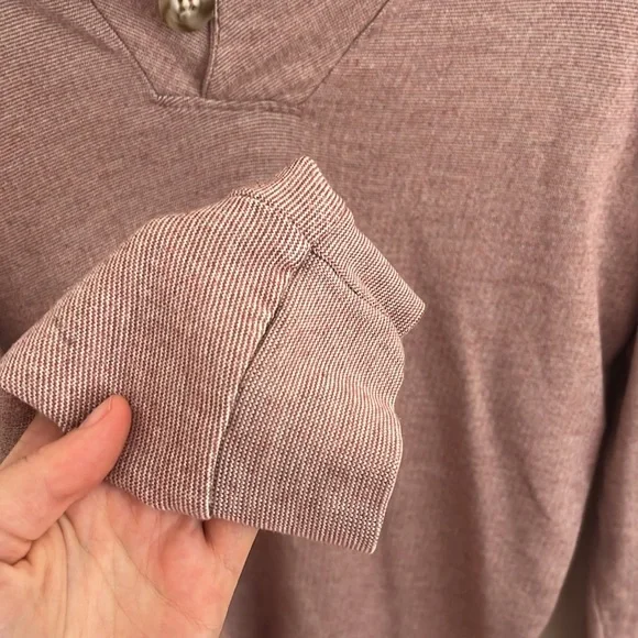 Marine Layer Davis Shawlneck in Syrah Mini Stripe - S - Picture 5 of 7